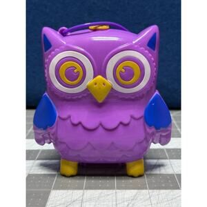 Mattel 2019 Polly Pocket World Owl Owlnite Campsite Compact INCOMPLETE